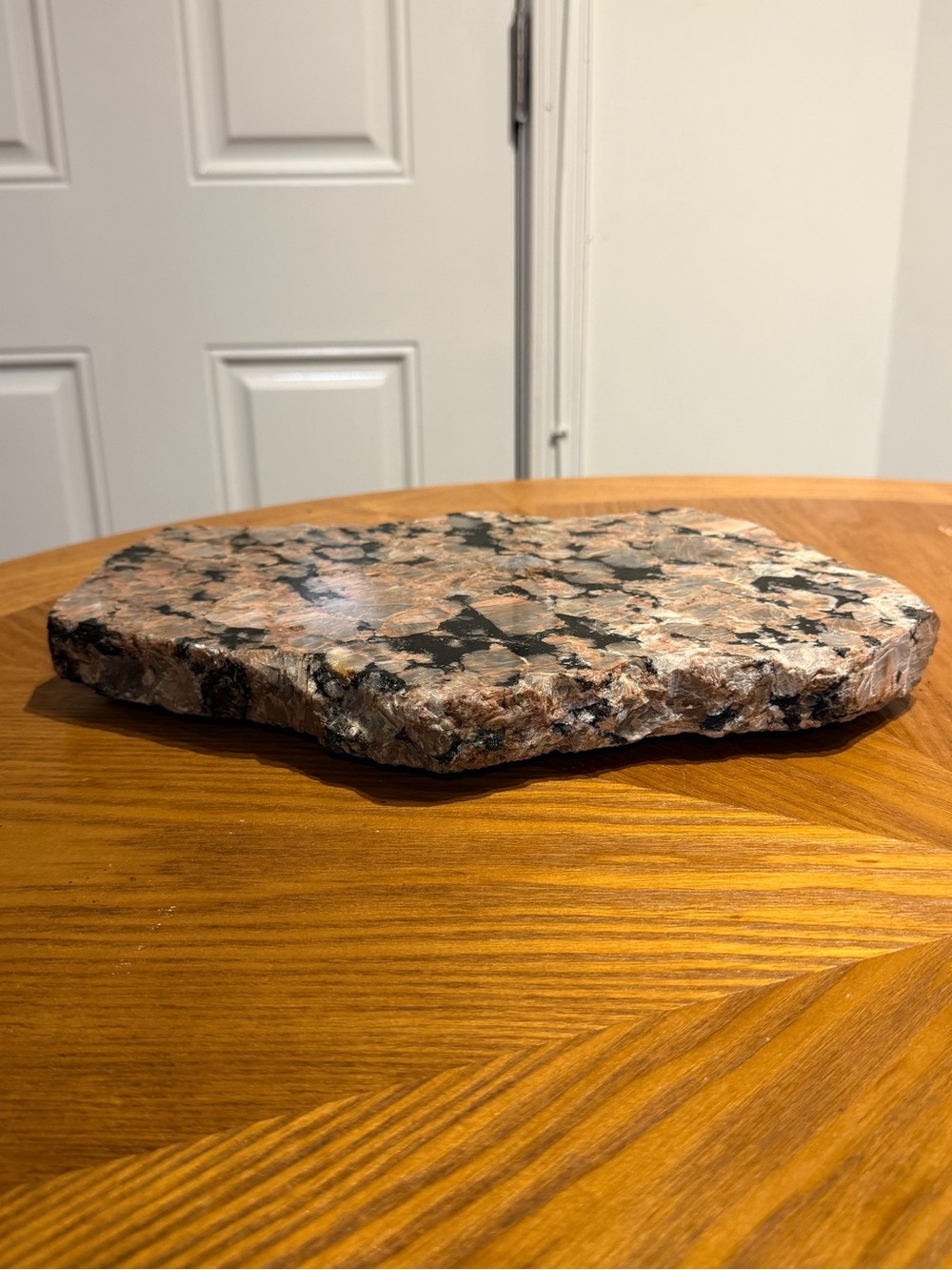 Natural Granite Stone Slab / Display Base – 12” – Polished Top – Unique Decor